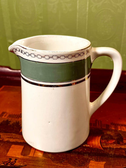 Vintage English Ceramic Milk Jug | 5 Inch Creamer Pitcher