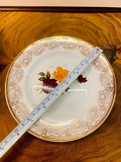 Alfred Meakin England Floral Ironstone Plates Set of 5