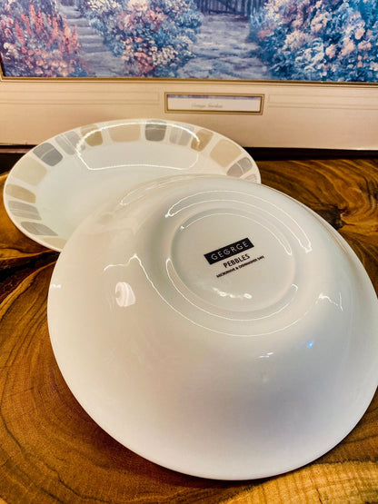 George Pebbles Pasta Bowls or Deep Plates Set of 6