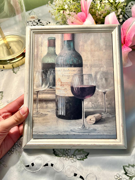 Wine Still-Life Framed Art Print 10"