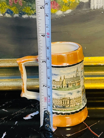 Vintage London Souvenir stein – Ceramic Stein with Landmark Illustrations