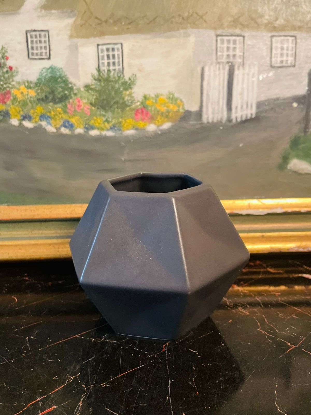 ikea vase, black geometric vase, modern decor, scandinavian style vase, minimalist planter, matte black ceramic pot, home decor pakistan, nordic decor, sunsetkitchen, modernhomeaccessories, scandinavianinterior, simpleelegance