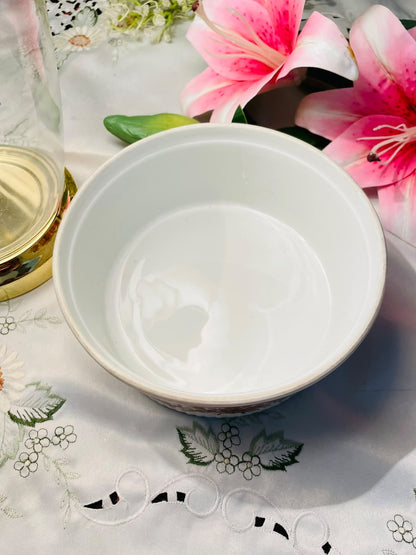 Apilco France Porcelain Baking & Serving Bowl 7.5"