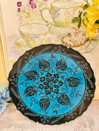 Vintage Decorative Plates - Hand-Painted Collectibles