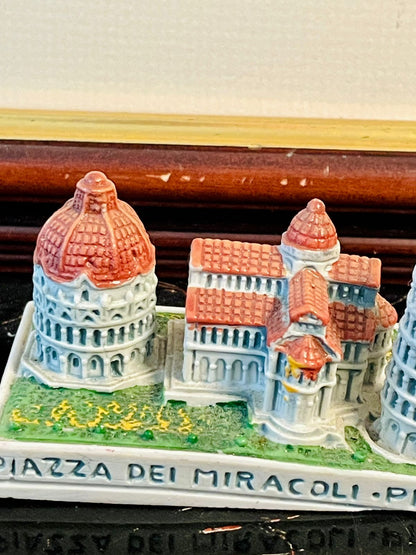 Miniature Pisa Landmark Souvenir – Piazza dei Miracoli with Leaning Tower