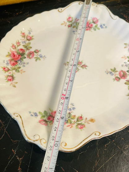 Royal Albert “Moss Rose” Fine Bone China Serving Plate ( 26.5cm ) – England