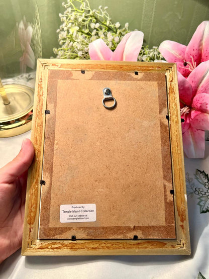 Roman Baths Bath Framed Painting Gold-Tone Frame Approx. 24 cm