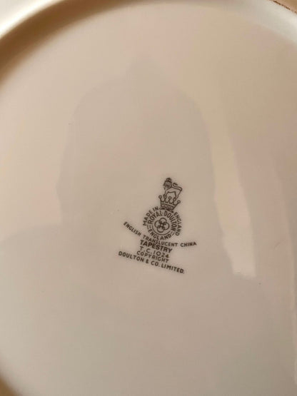 Royal Doulton “Tapestry” Translucent China Cake Plate – England