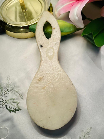 Vintage Seashell Resin Spoon Rest / Coastal Trinket Dish – 21 cm