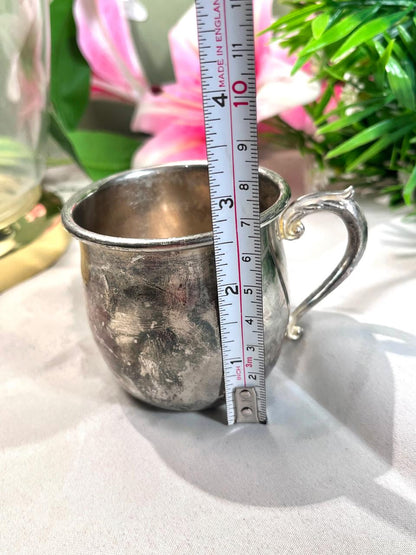 Silver-Tone Mini Creamer Mug  – 8 cm