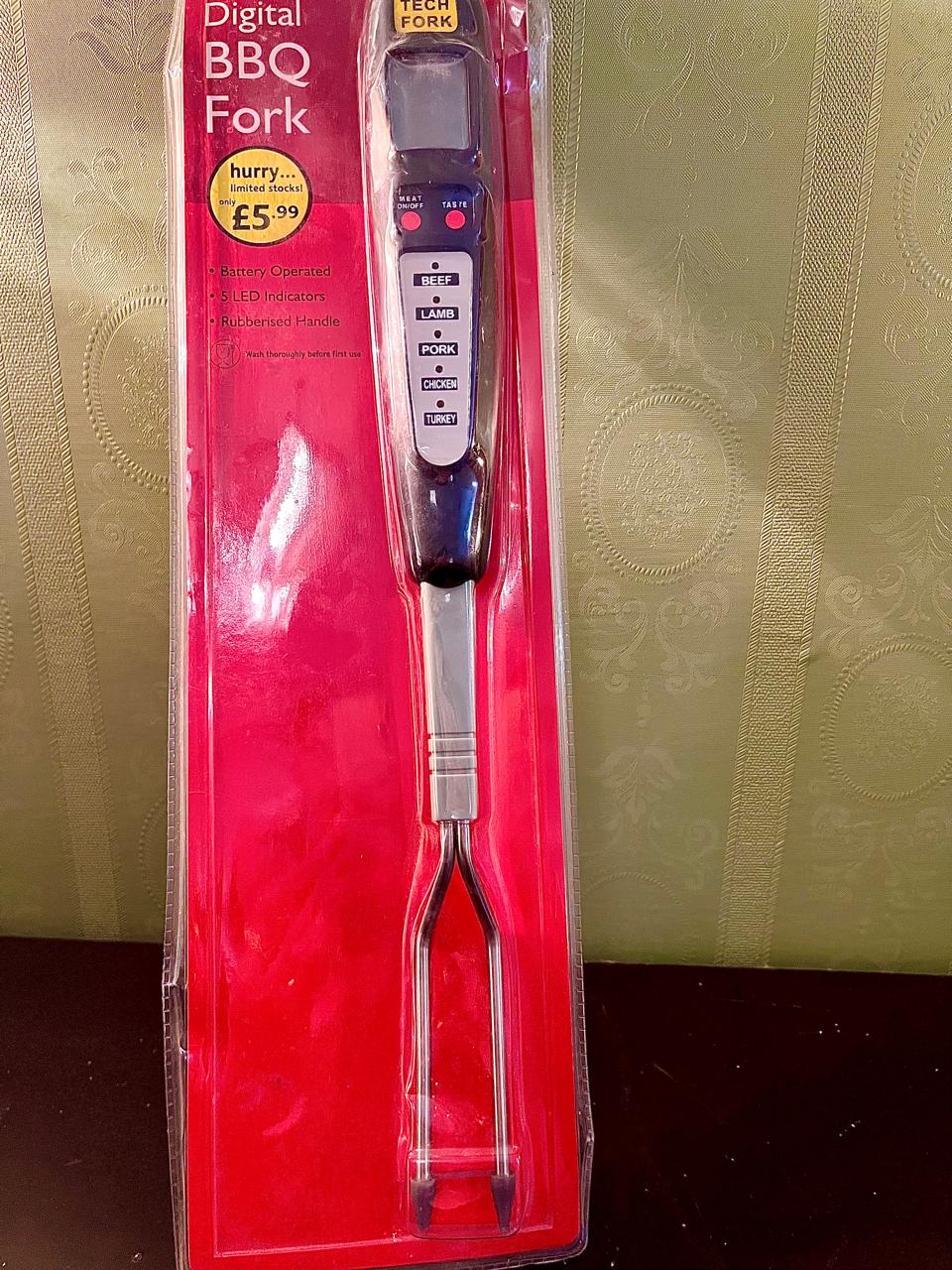Tech Fork Digital BBQ Fork Meat Thermometer