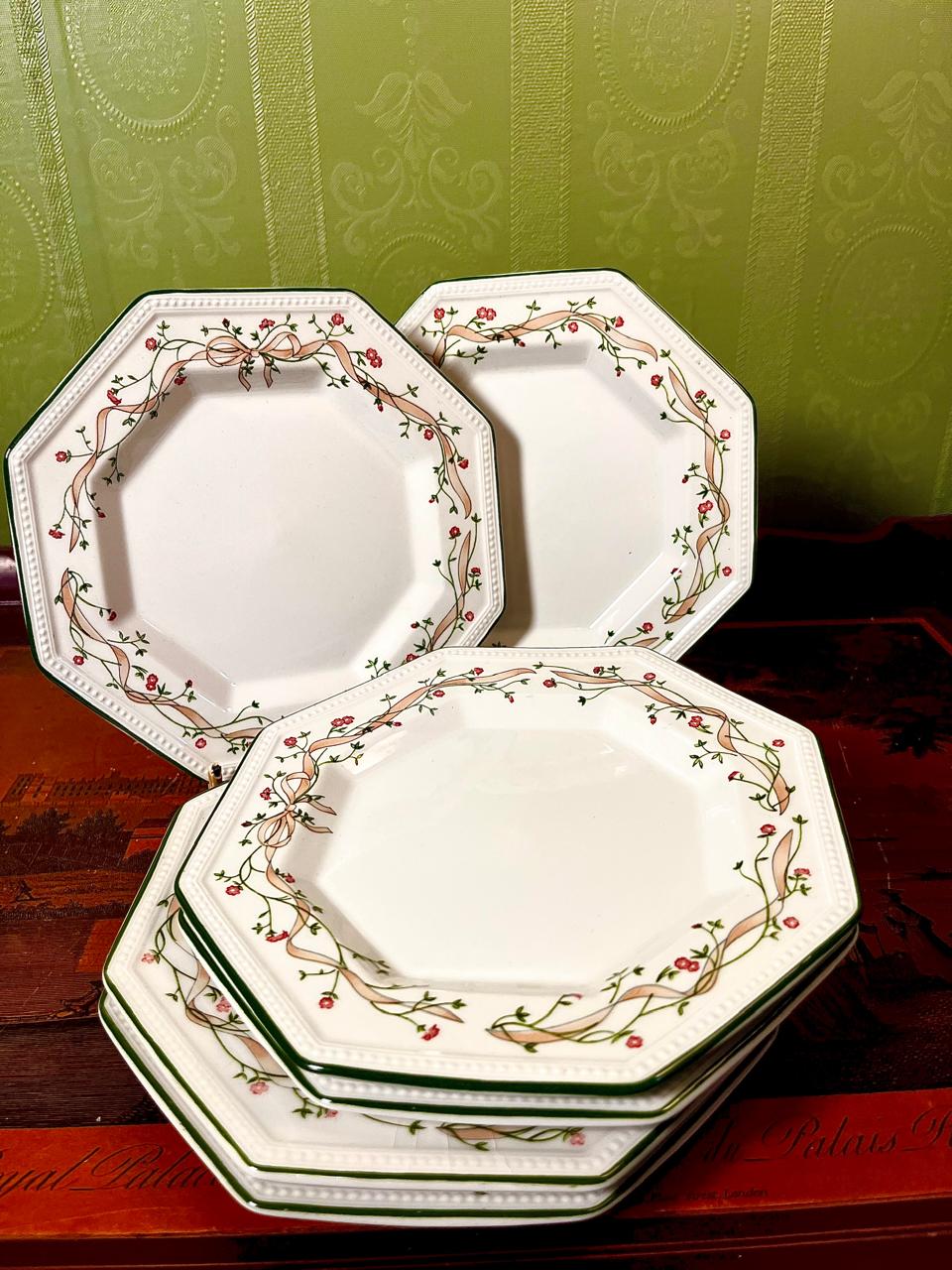 Johnson Brothers Eternal Beau 6 Inch Quarter Plates | Made in England | Set of 6