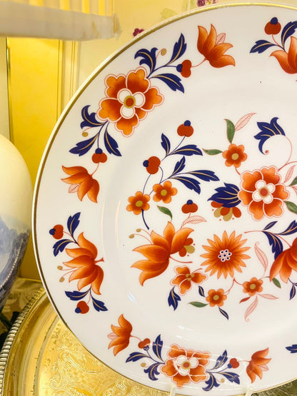 Spode Floral Decorative Plate – 10-inch, Fine Bone China, Made in England