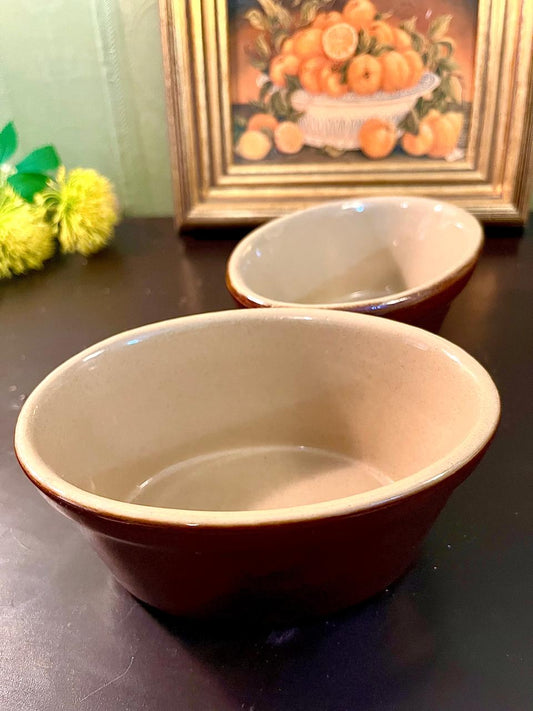 Pearson’s 2-Piece Brown Oven-Safe Oval Dish Set 6-Inch