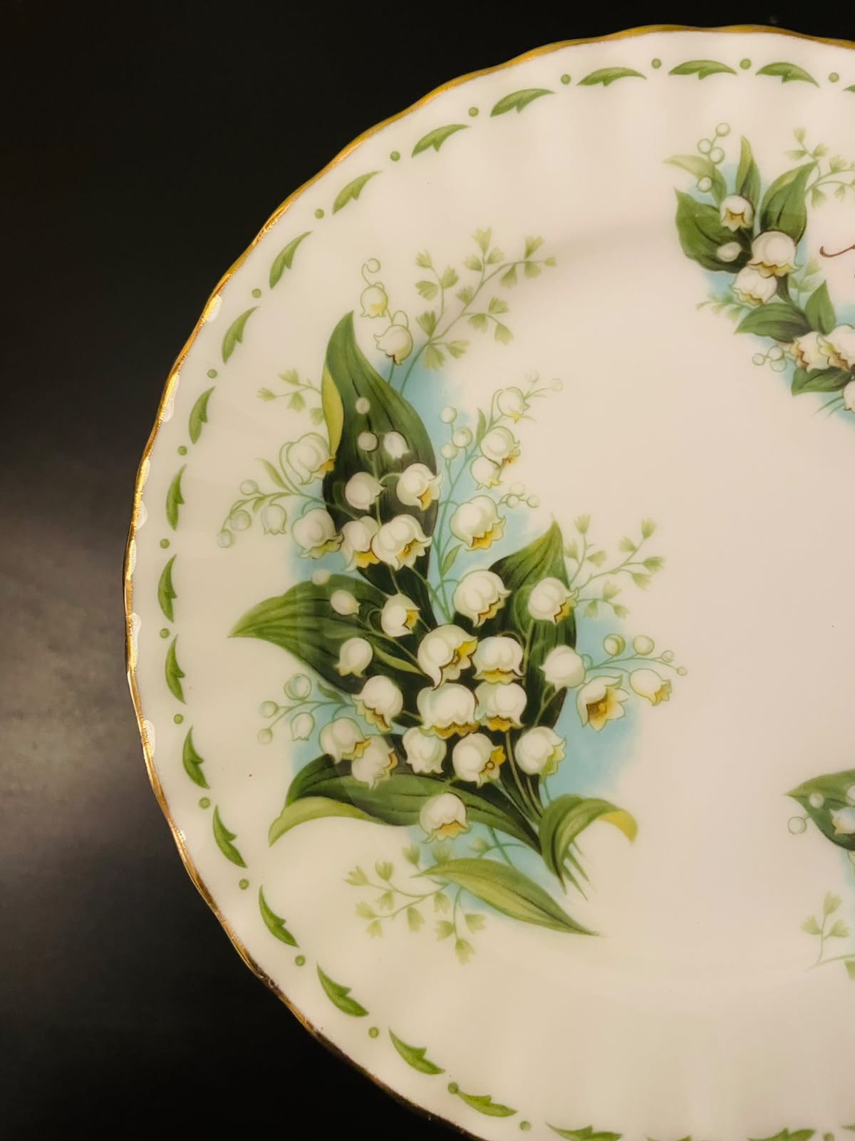 Royal Albert Flowers of the Month May Lily of the Valley Decorative Plate 6.3 Inch
