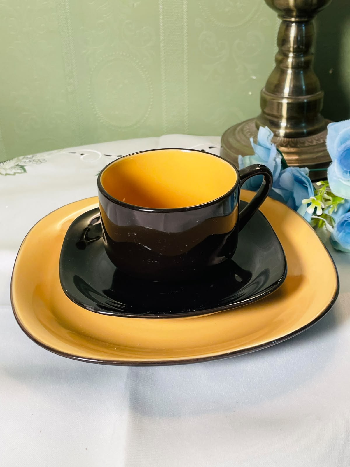 Ritzenhoff Lodge Black Orange 3-Piece Set 10 cm Cup
