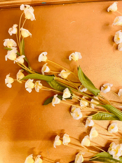 Cream Lily of the Valley Artificial Floral Spray 26"