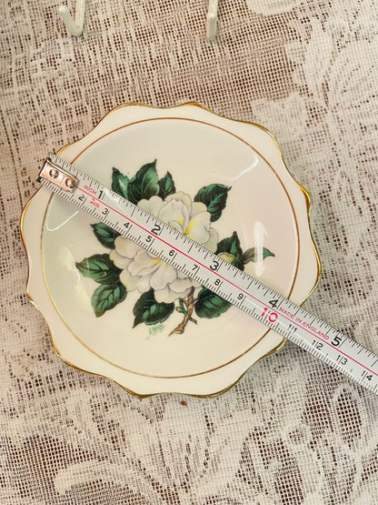 Royal Albert White Flower Bone China Mini Plate 4.2 inch