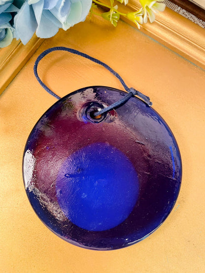 Handmade Evil Eye Glass Wall Hanging Decor