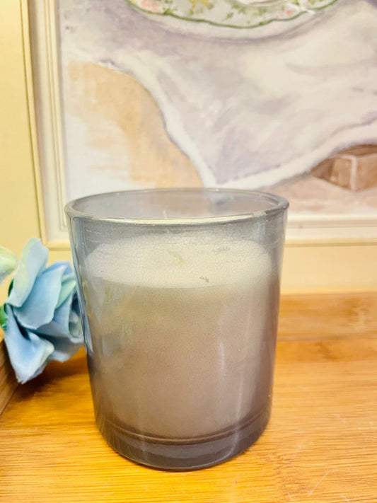 Scented Candle in Frosted Glass Jar | Cozy Home Fragrance | Clean Burn