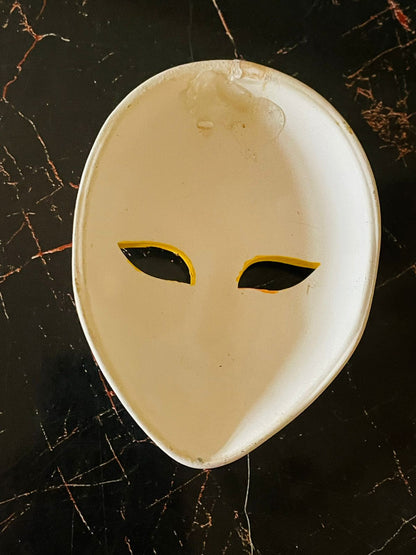 Hand-Painted Venetian-Style Wall decor – Red, Gold & Black