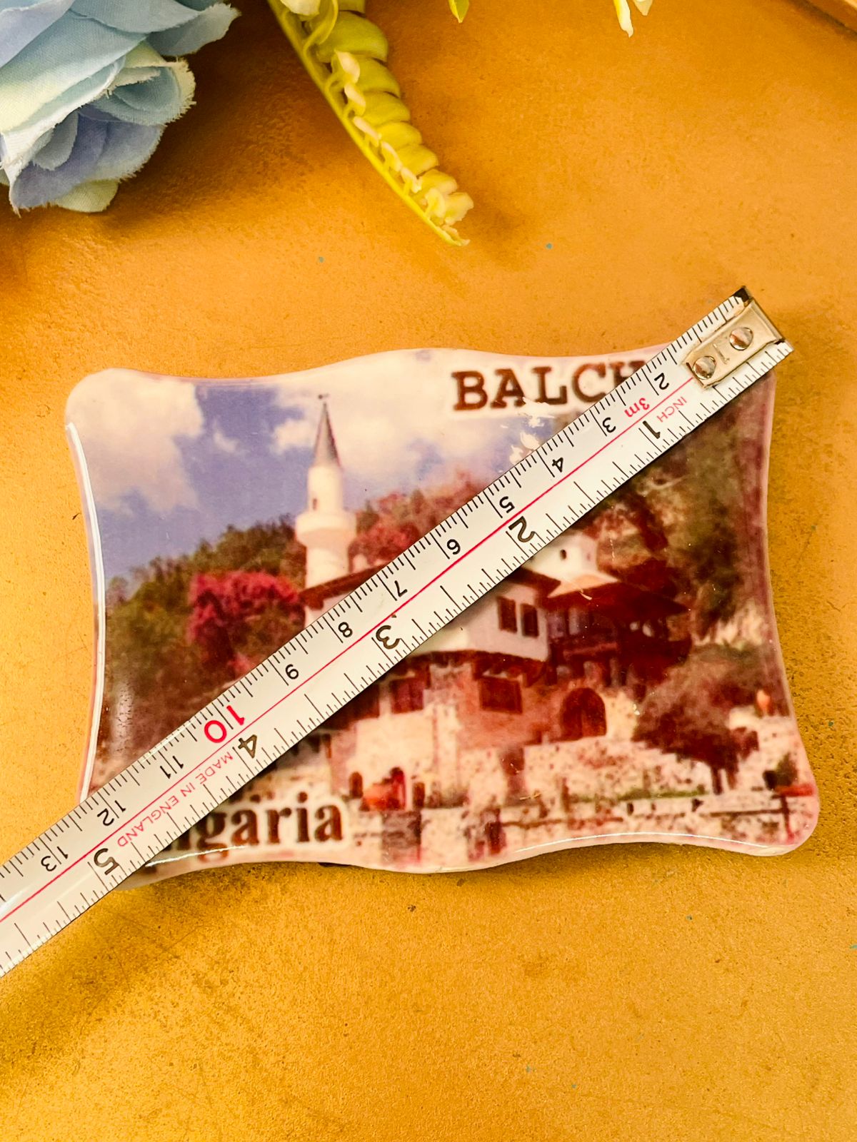 Vintage Balchik Bulgaria Scenic Photo Frame