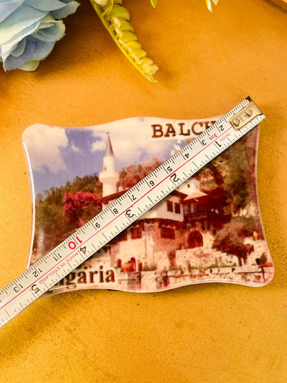 Vintage Balchik Bulgaria Scenic Photo Frame