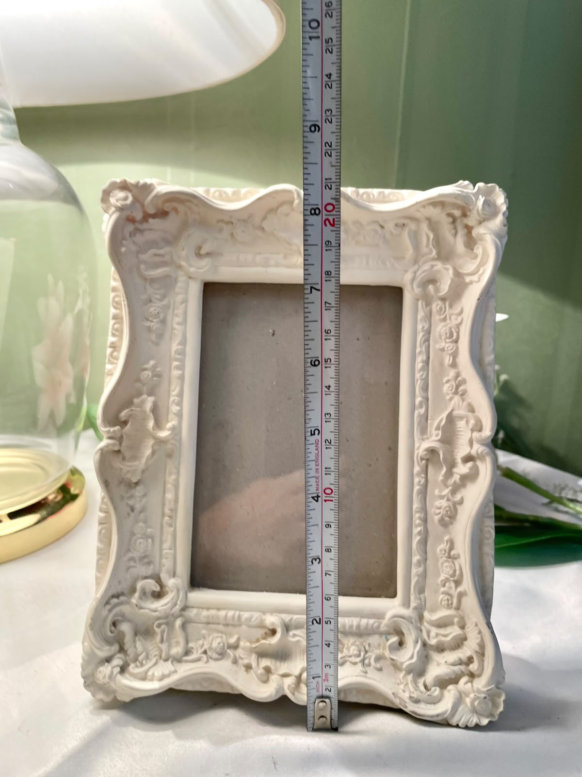 Ornate Ivory Baroque Photo Frame Approx. 8 Inch