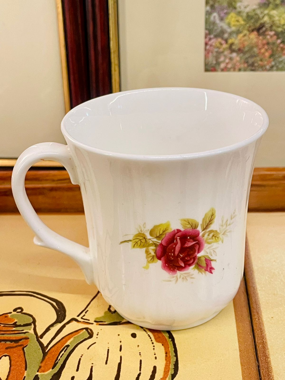 Vintage Duchess Bone China Rose Mug – Made in England