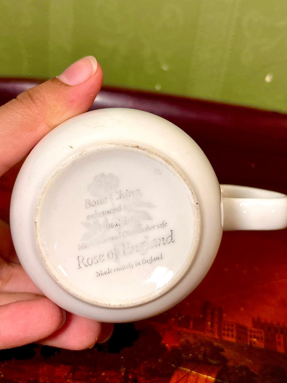 Rose of England Bone China Floral Mug 4" – Made in England