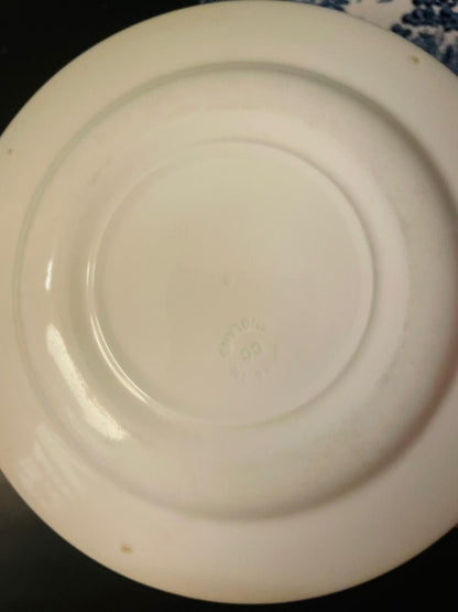 Vintage Willow Pattern Blue Plates Set of 2 6.5"