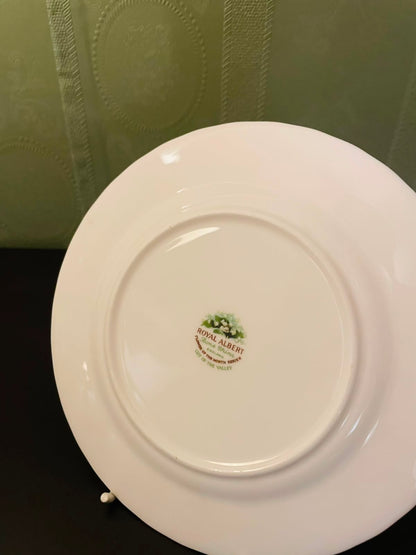 Royal Albert Flowers of the Month May Lily of the Valley Decorative Plate 6.3 Inch