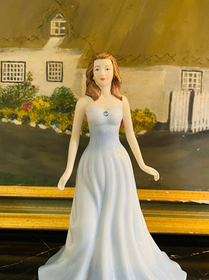 Royal Doulton “Birthday Girl” Figurine – Gemstones Collection