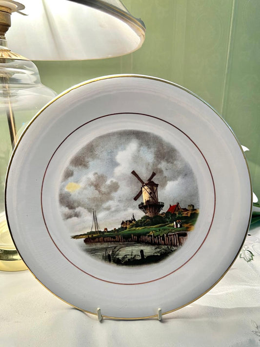 Botanics of Staffordshire Windmill Wall Plate – 9.5 Inch