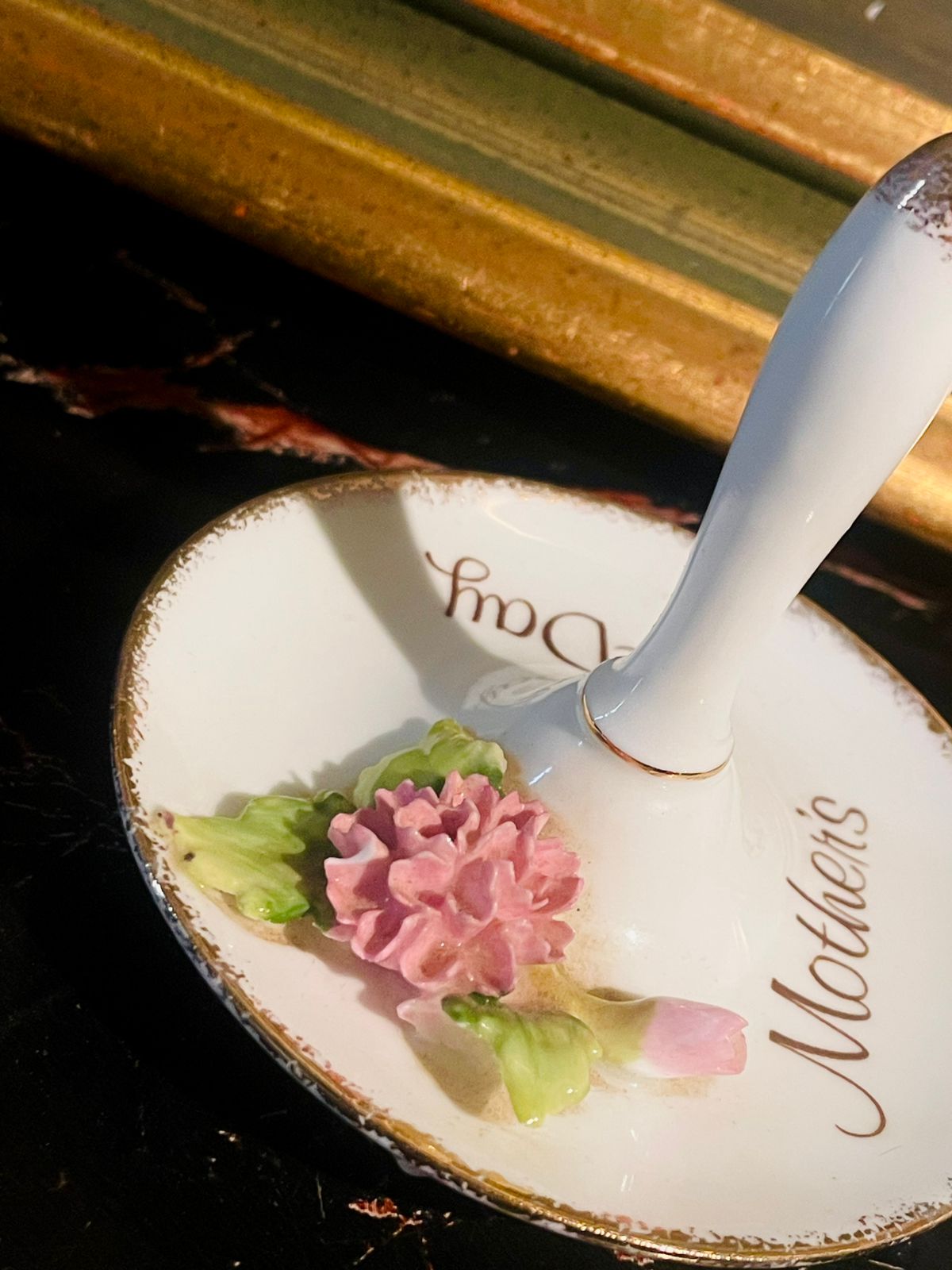 The Leonardo Collection — “Mother’s Day” Fine Bone China Ring Holder