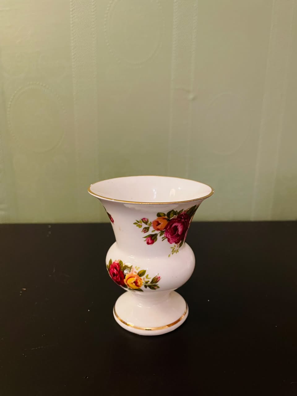 Crown Fine Bone China Floral Mini Vase