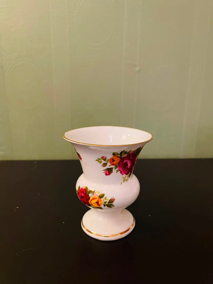 Crown Fine Bone China Floral Mini Vase