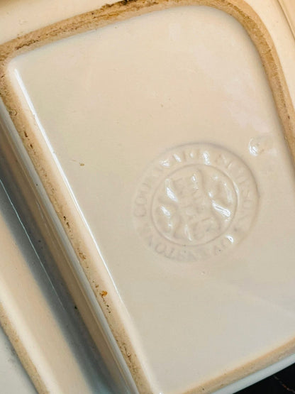 Vintage Blackberry Floral Divided Serving Dish – Portion Dish - Oven Safe , Made in England