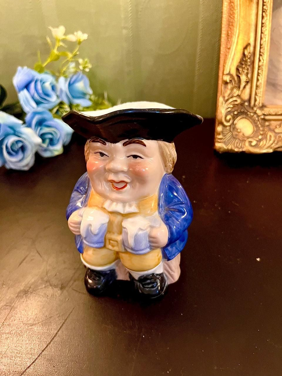 Vintage Toby Character Jug 4 Inch Ceramic Collectible Mug