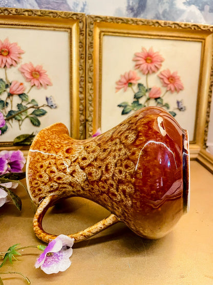 New Devon Brown Glazed Ceramic Jug