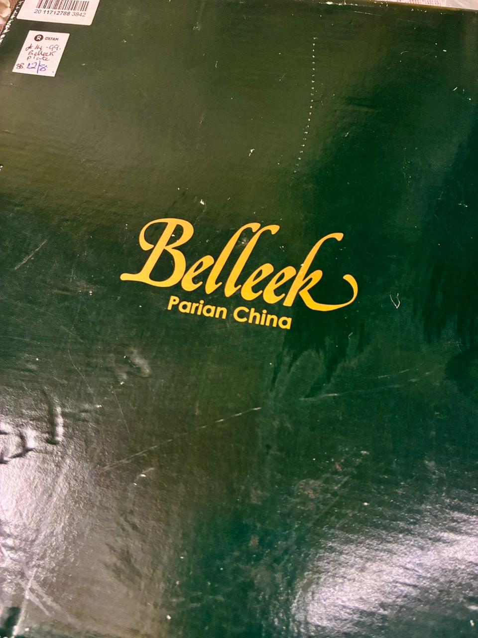 Belleek Parian China Claddagh Plate – Irish Collectible Gift Boxed