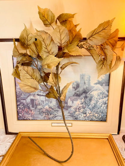 Autumn Artificial Leaf Branch Stem 30"