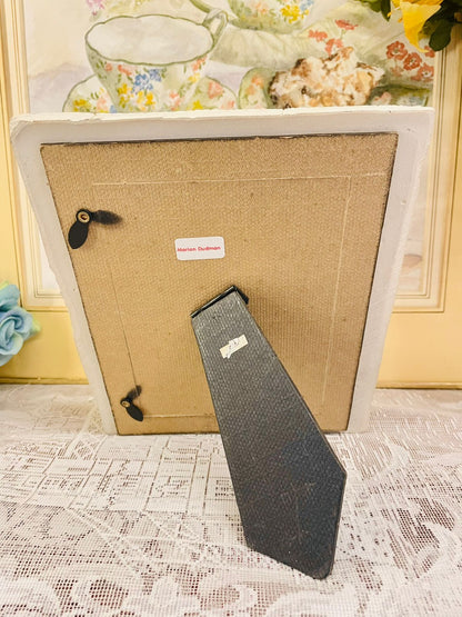 Vintage Daffodil Floral Photo Frame – Rustic Cottage