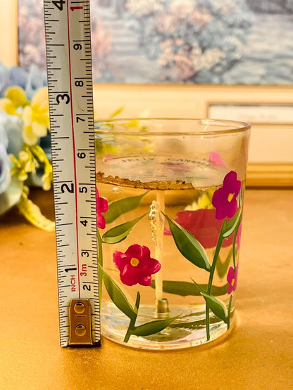 Floral Jelly Candle Glass Decorative Aesthetic Decor