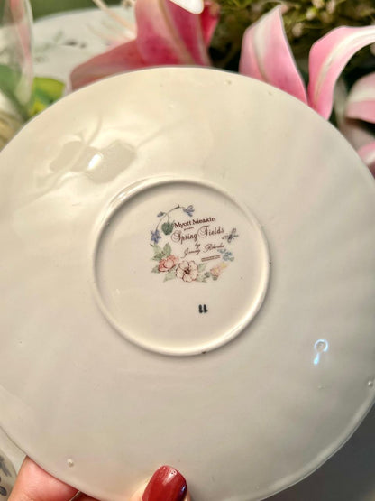 Myott Meakin Spring Fields Floral Soup Cup & Saucer Set 2 Piece