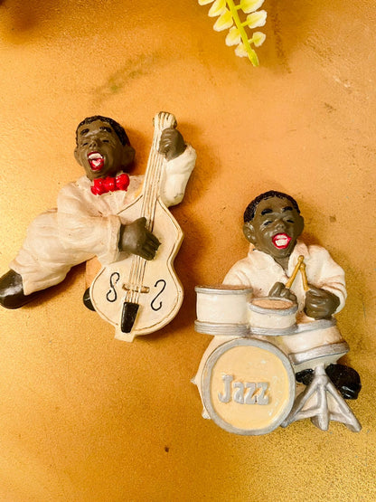 Vintage Jazz Musicians Fridge Magnets Set of 4