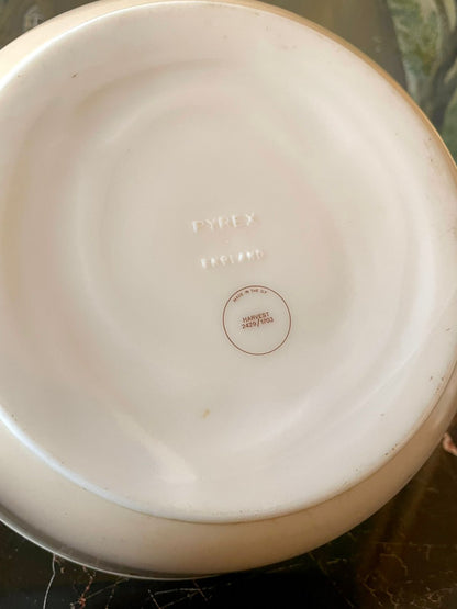 Vintage Pyrex “Harvest” Mixing Large Bowl – Made in England