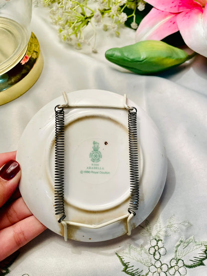 Royal Doulton Arabella Floral Wall Plate – 4.5 Inch