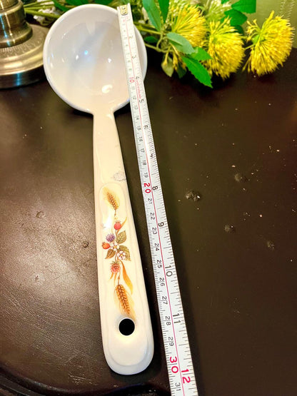 St. Michael Botanical Ceramic Serving Ladle 30 cm