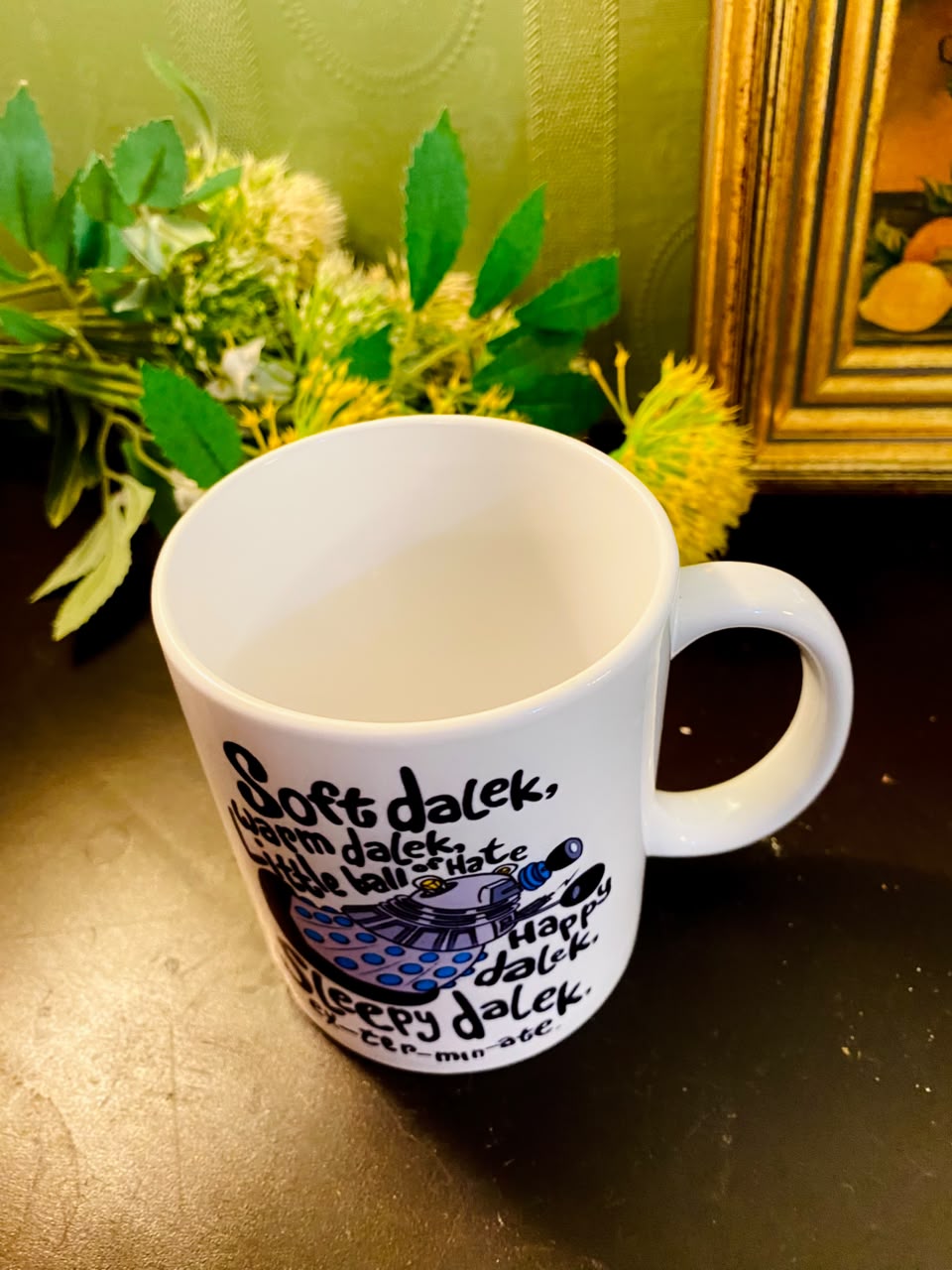 Doctor Who Dalek Ceramic Mug 4 Inch Novelty Collectible Cup